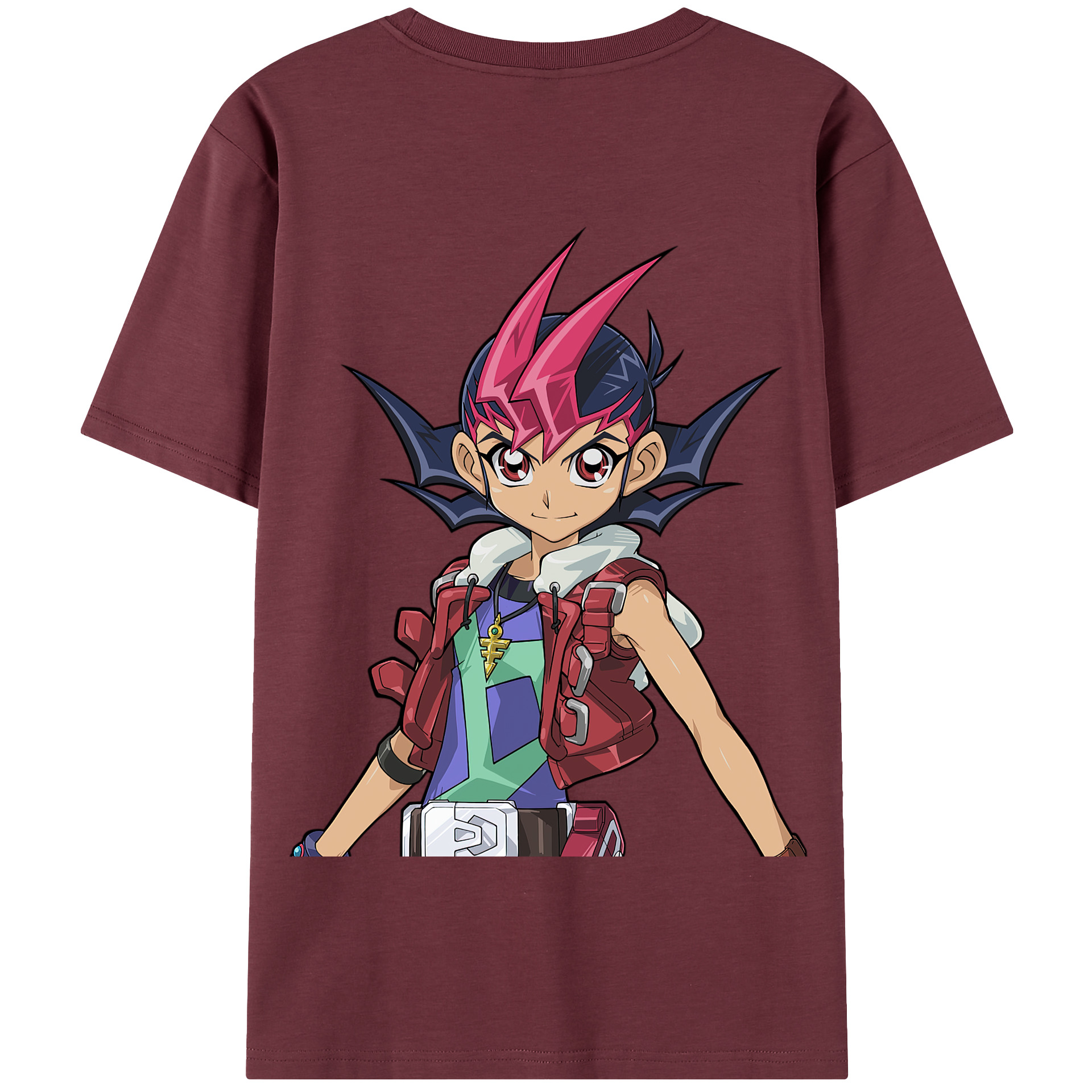 （画像用） 遊☆戯☆王 Yu-Gi-Oh! 綿100％半袖Tシャツ（背面プリント）